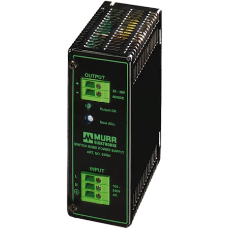 Murrelektronik MCS POWER SUPPLY 1-PHASE, IN: 90-265VAC OUT: 20-30V/2, 5ADC 85064